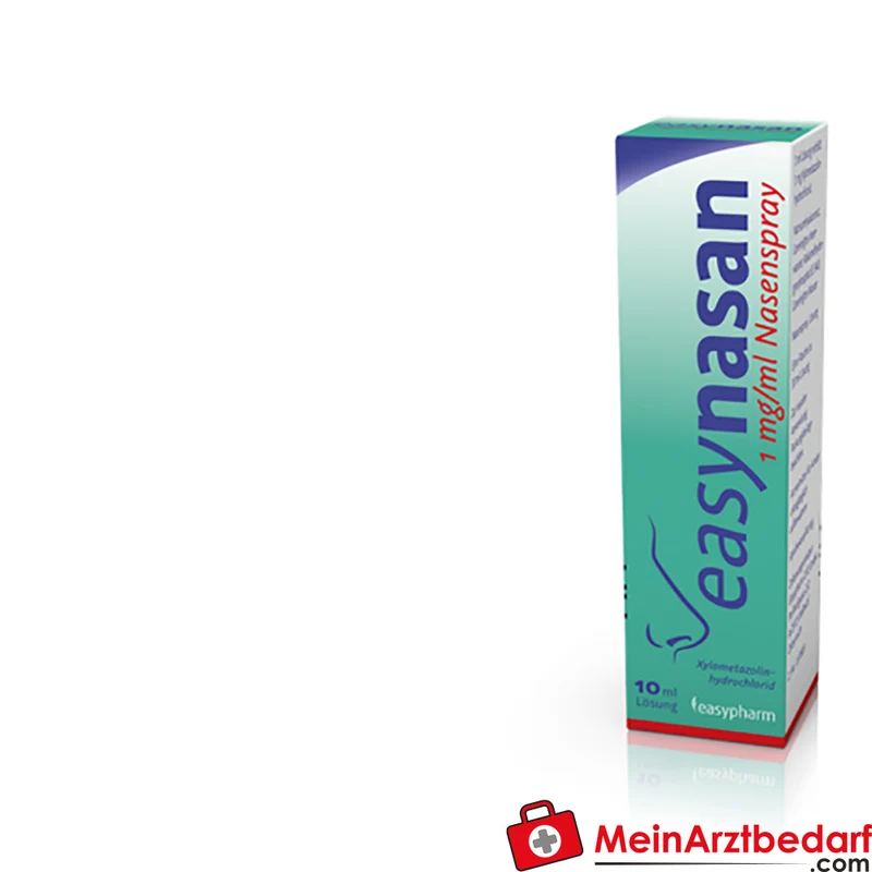 Easynasan (easypharm) Nasenspray 1 mg/ml Xylometazolin 10 ml abschwellend, Erwachsene & Jugendliche ab 12