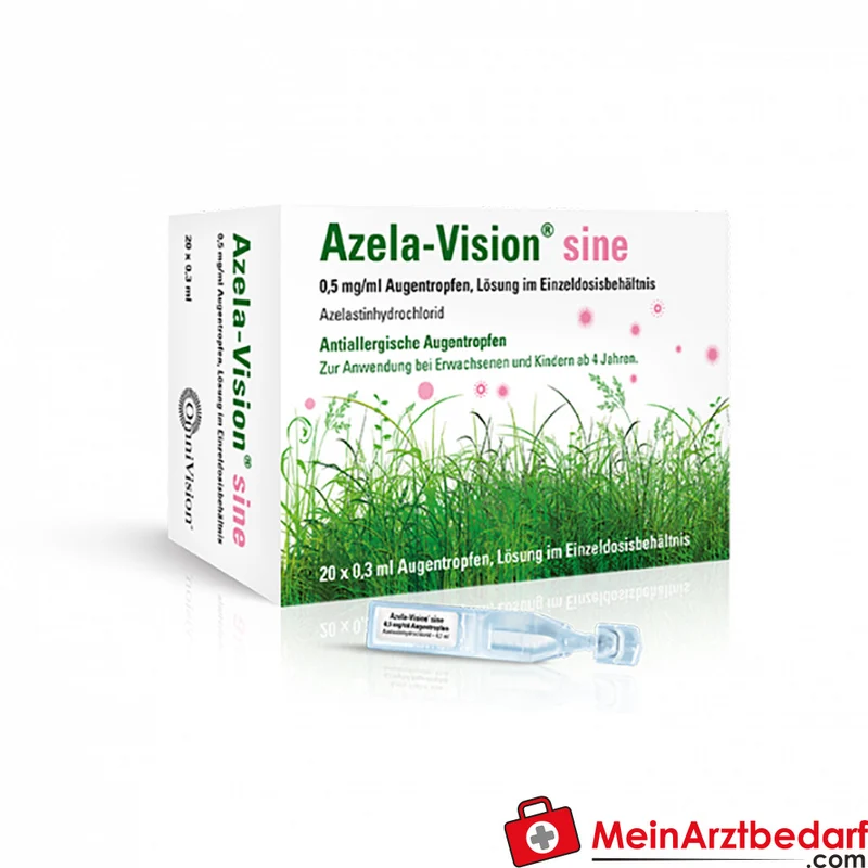 Omnivision Azelavision Antiallergische Augentropfen 20 Einzeldosen Antihistaminikum