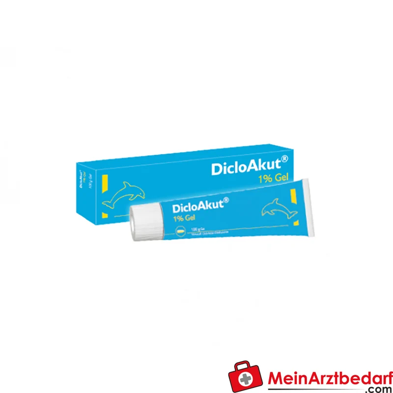 Genericon Diclo Akut Gel 1% (Diclofenac) 100 g kühlendes Schmerzgel zur lokalen Anwendung