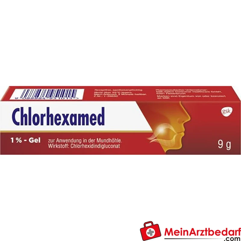 GSK-Gebro Chlorhexamed Direkt Gel 1% Chlorhexidin 9 g bei Gingivitis
