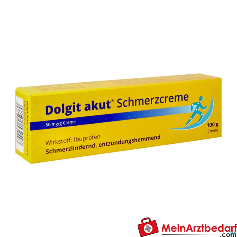 THE06 Dolgit Akut Schmerzcreme Ibuprofen 50 mg/g 100 g äußerlich schmerzlindernd entzündungshemmend