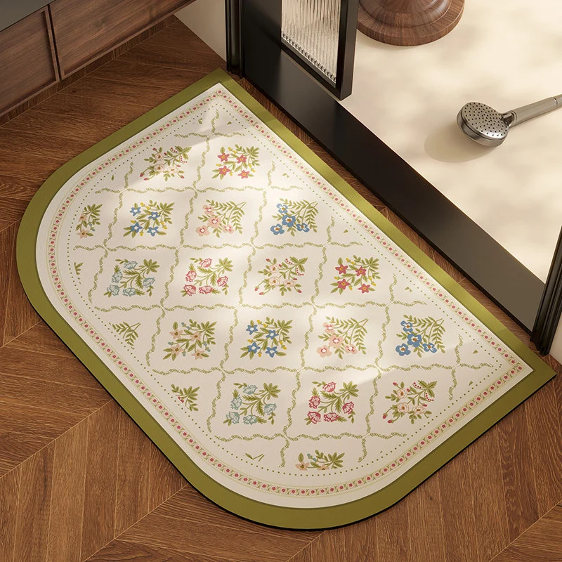 Dekorativer floraler Teppich
