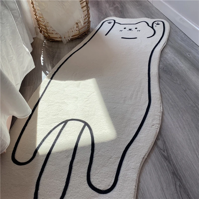 Spaßiges tierisches Teppichdesign
