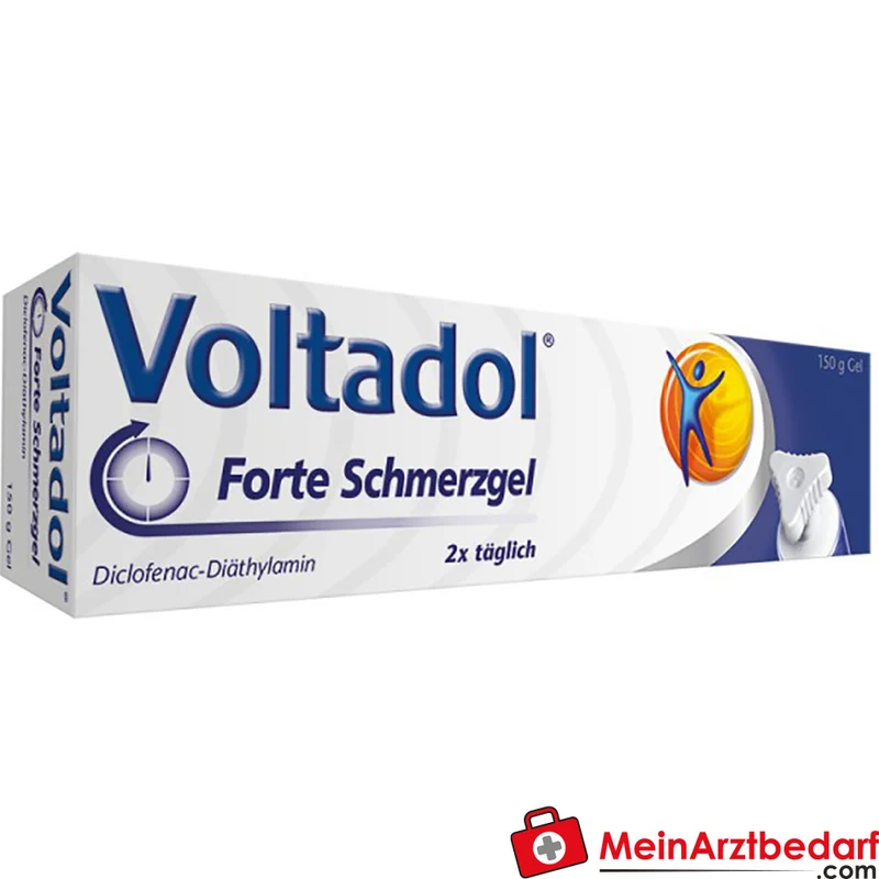 GSK-Gebro Voltadol Forte Schmerzgel 150 g Diclofenacdiethylamin 12 h Wirkung Muskeln und Gelenke