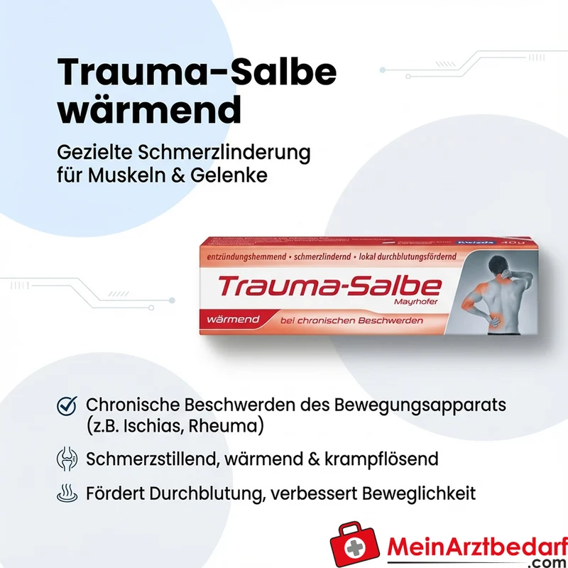 Kwizda-OTC Trauma-Salbe wärmend 100g Schmerzsalbe für Muskeln & Gelenke