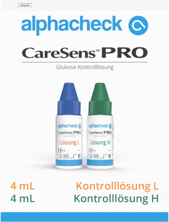 CareSens Pro Kontrolllösung H | Flasche (4 ml)