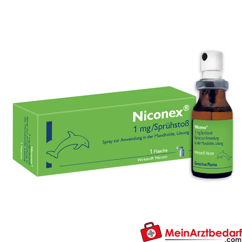 Genericon Niconex Spray 1 mg/Sprühstoß Nikotinersatz 1 Stück