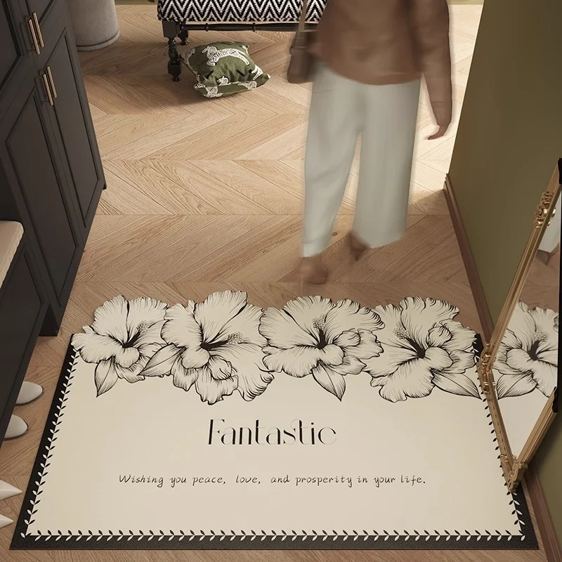 Elegante Botanische Design Komfortmatte