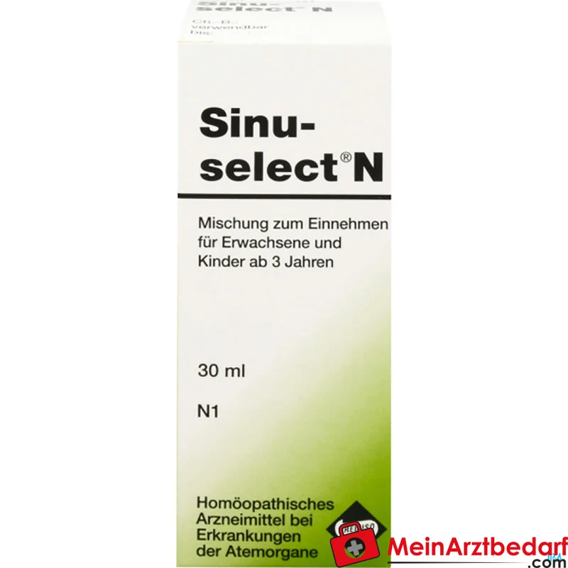WAB01 Sinuselect N Tropfen 30 ml Homöopathie bei Sinusitis