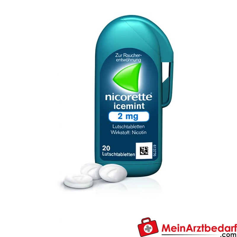 Nicorette Lutschtabletten 2 mg Freshmint 80 Stk. Raucherentwöhnung