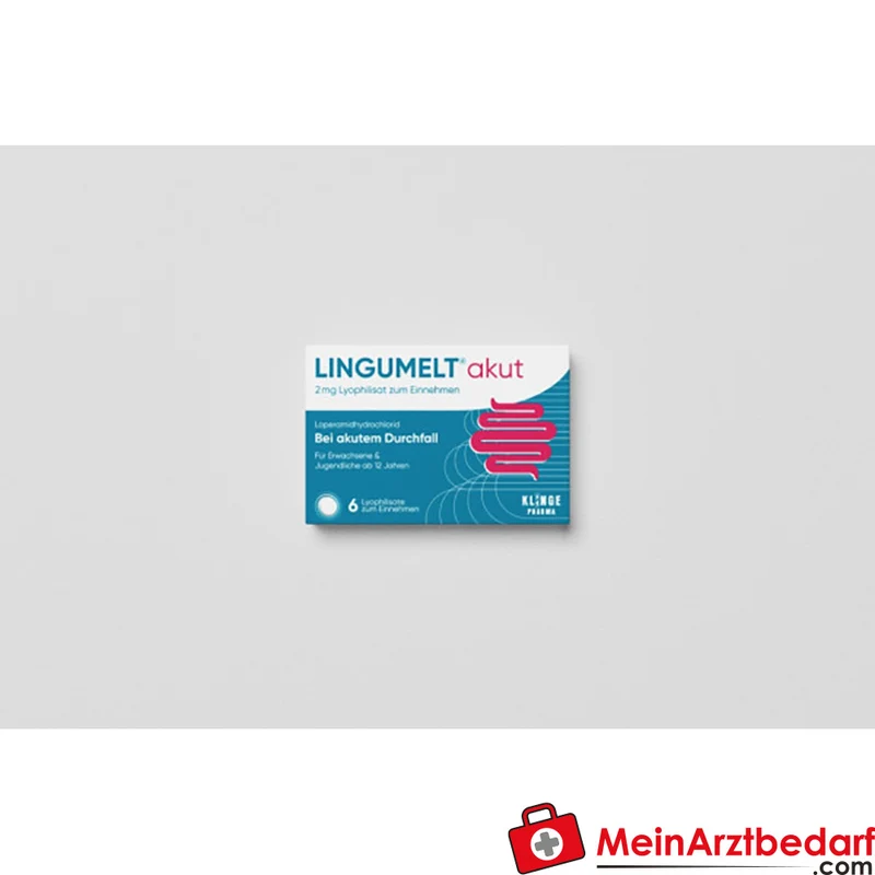 02KLI Lingumelt Schmelztabletten (Lyophilisat) 2 mg Loperamid, 12 Stück