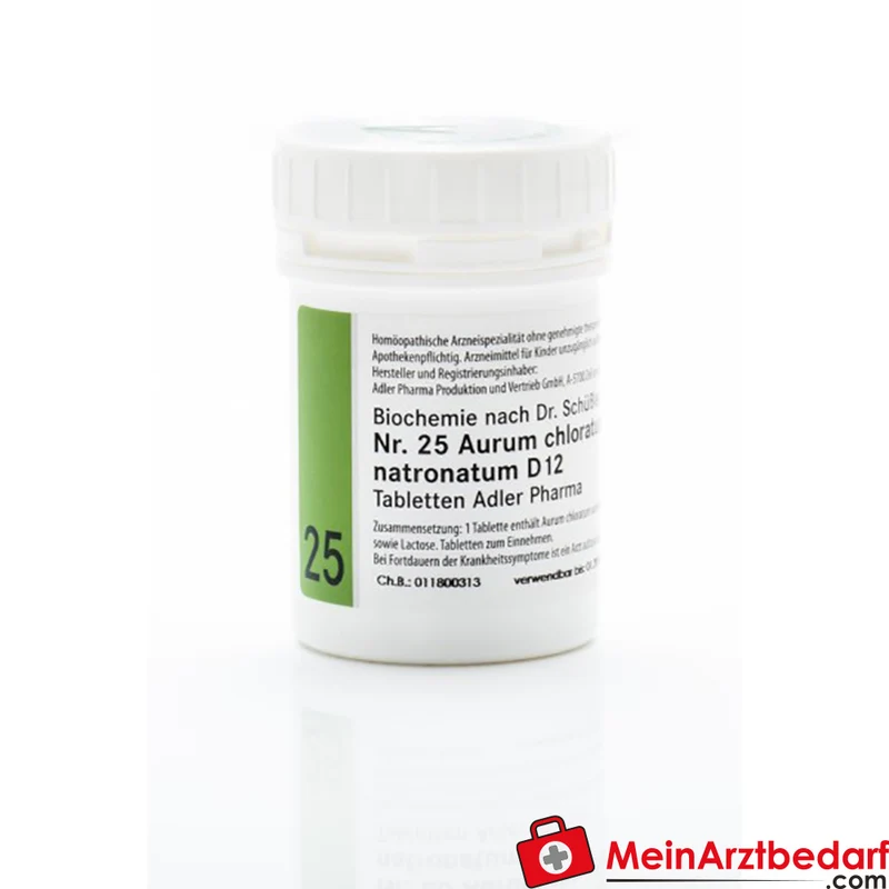 Adler Pharma Schüßler Salz Nr.25 Aurum chloratum natronatum D12 Tabletten 500 g