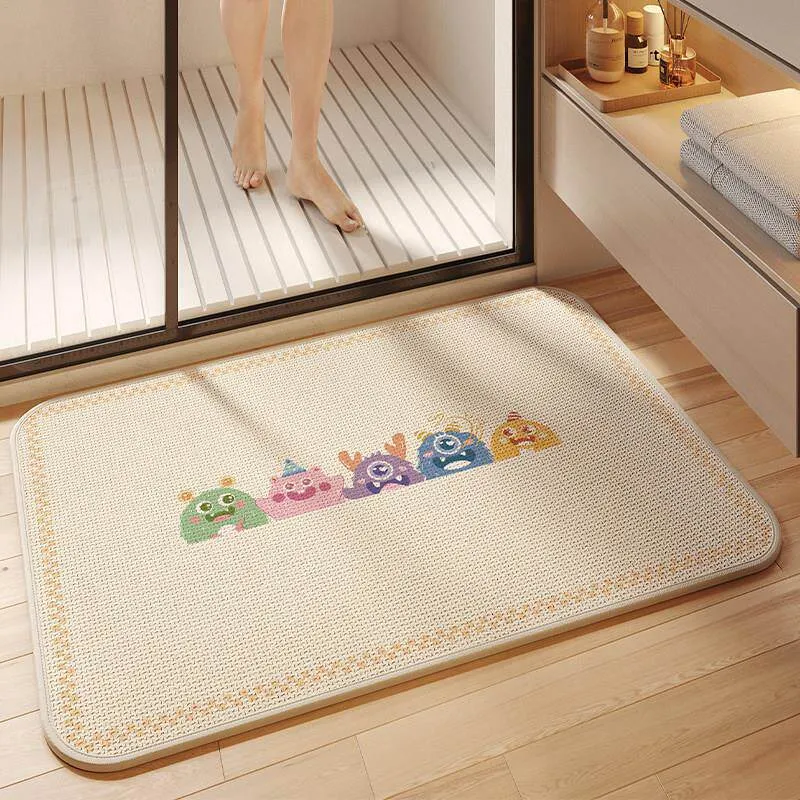 Niedlicher tierisches Non-Slip-Badevorleger für das Badezimmer