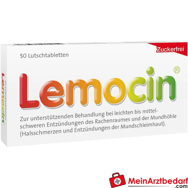 GSK-Gebro Lemocin Lutschtabletten 50 Stück bei Halsschmerzen