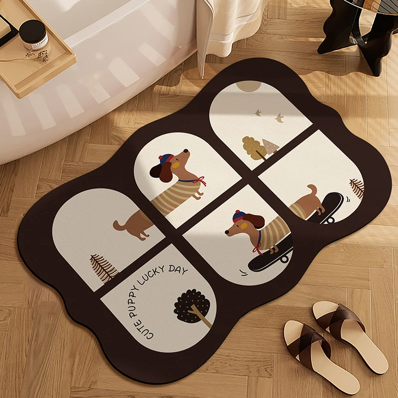 Badezimmermatte für Heim Badezimmer Boden Dekor