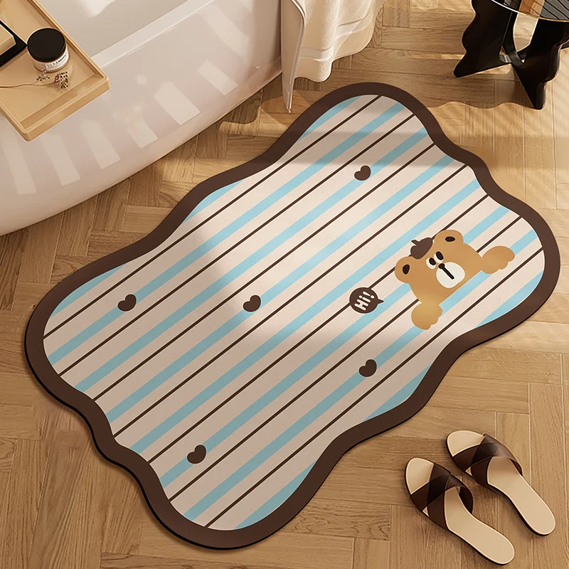 Badezimmermatte für Heim Badezimmer Boden Dekor