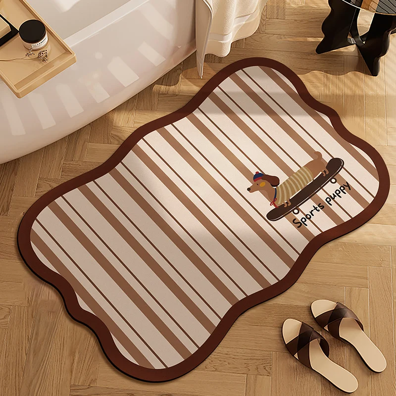 Badezimmermatte für Heim Badezimmer Boden Dekor