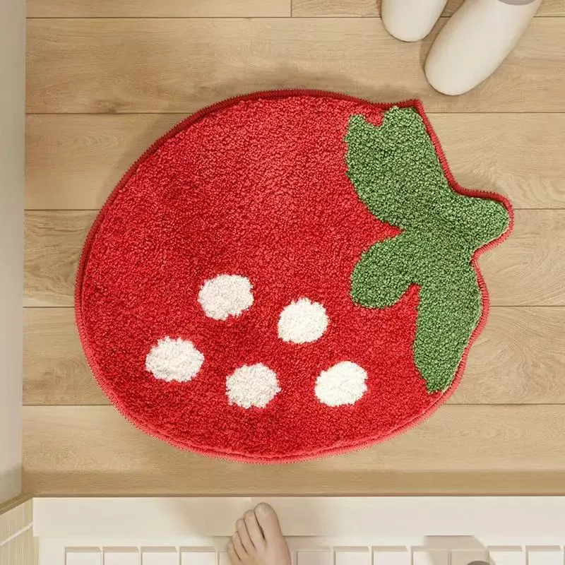 Avocado-förmige Indoor-Badezimmermatte für das Badezimmer