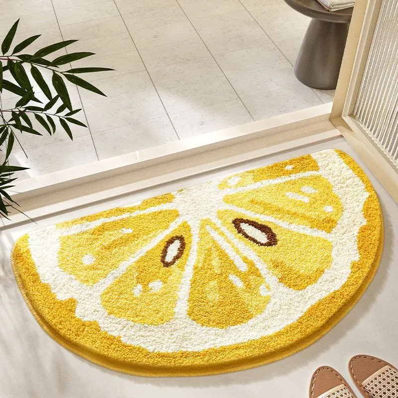 Avocado-förmige Indoor-Badezimmermatte für das Badezimmer