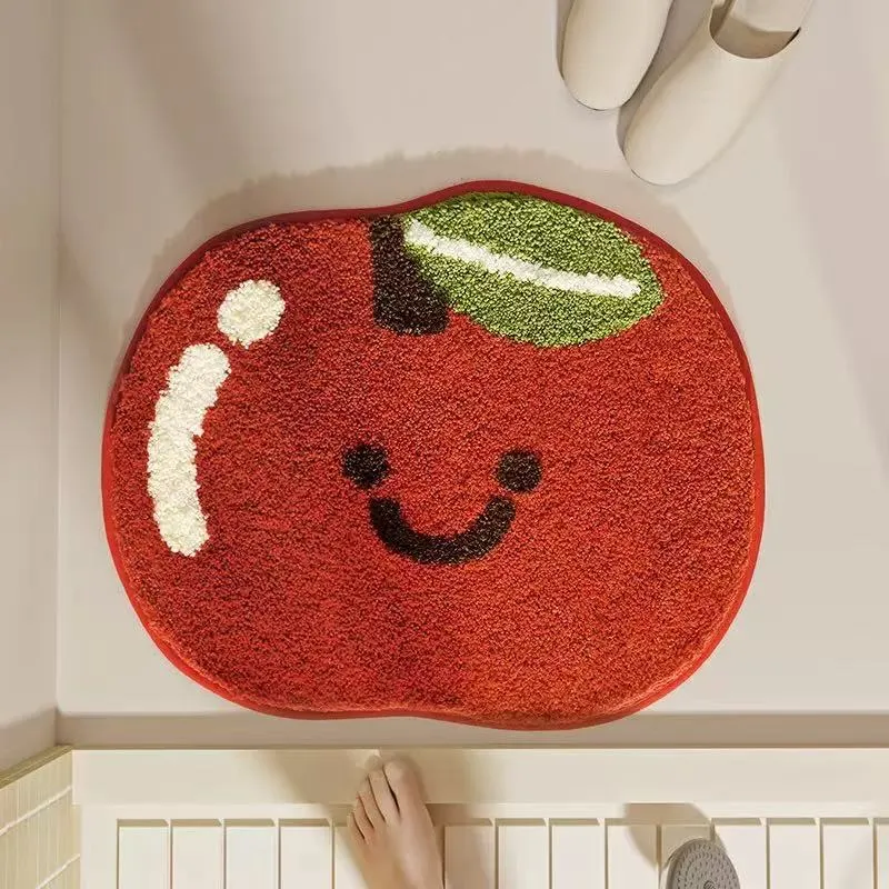 Avocado-förmige Indoor-Badezimmermatte für das Badezimmer