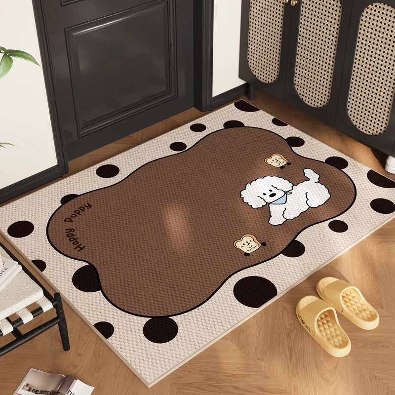 Niedlicher Cartoon-Hund-Themen-Innenbereichsmatte für zu Hause