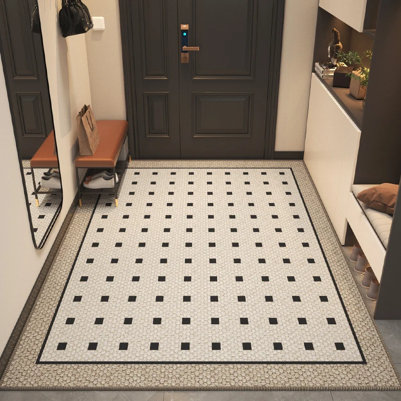 Stylischer geometrischer Muster-Teppich für die Wohnkultur