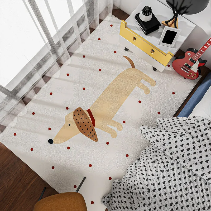 Niedliche Hasen-Themen Dekorative Teppich