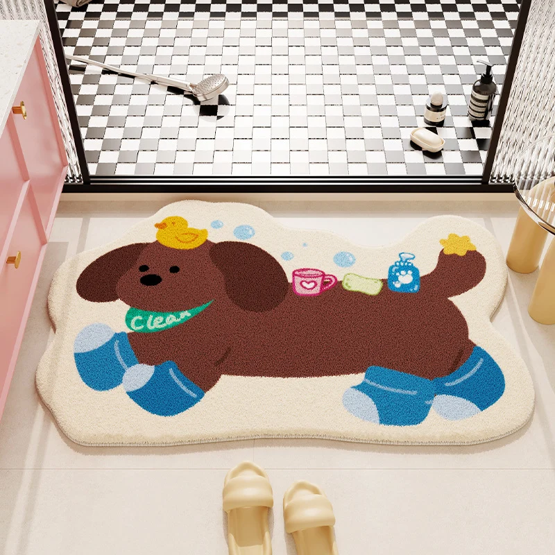 Panda-Themen Plüsch-Badematte für das Badezimmer
