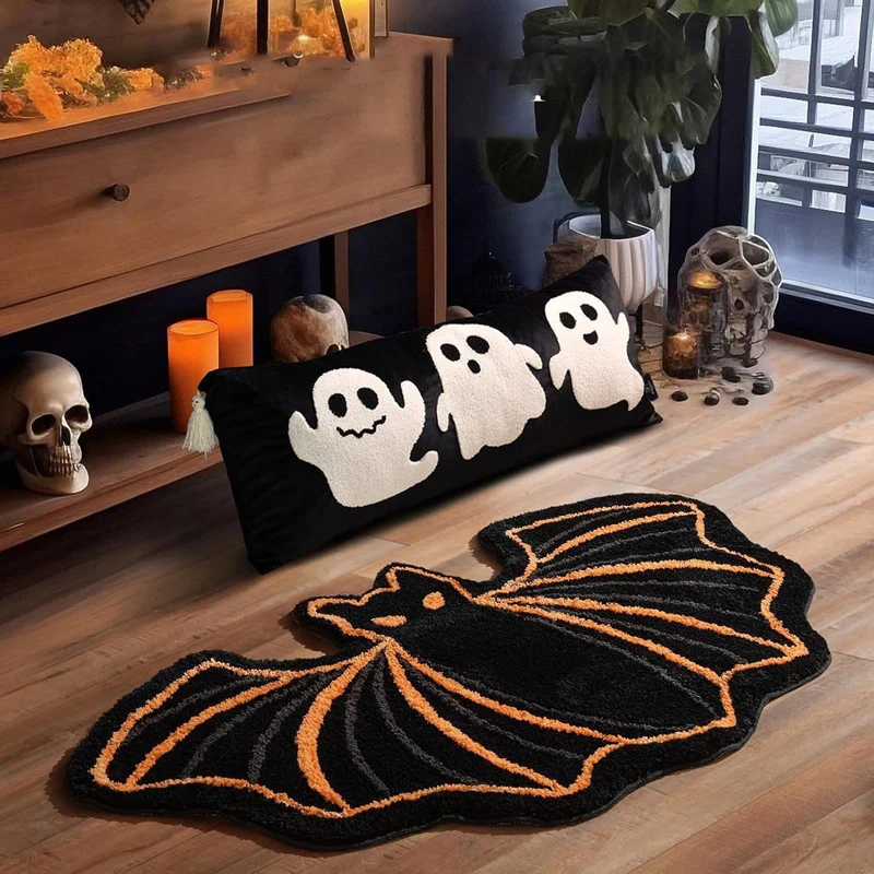 Halloween-Themen Dekorative Spinnennetzmatte für Zuhause