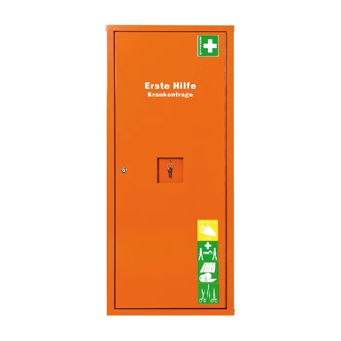 ANBAUSAFE Erste-Hilfe-Trage gefüllt orange | Packung (1 Stück)