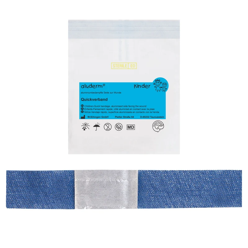 aluderm® Kinder-Quickverband klein | Packung (1 Stück)