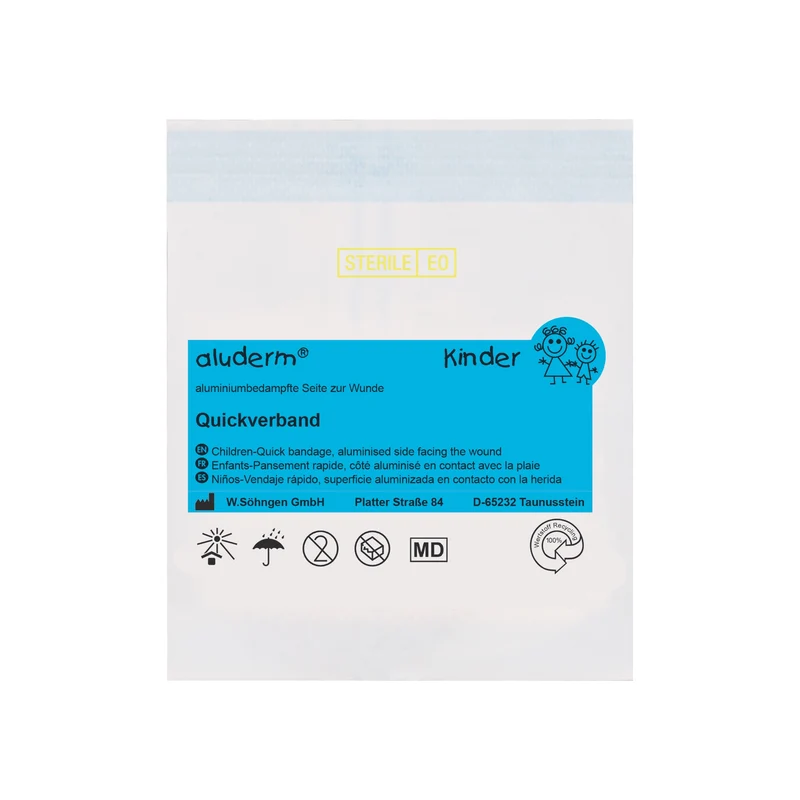 aluderm® Kinder-Quickverband groß | Packung (1 Stück)