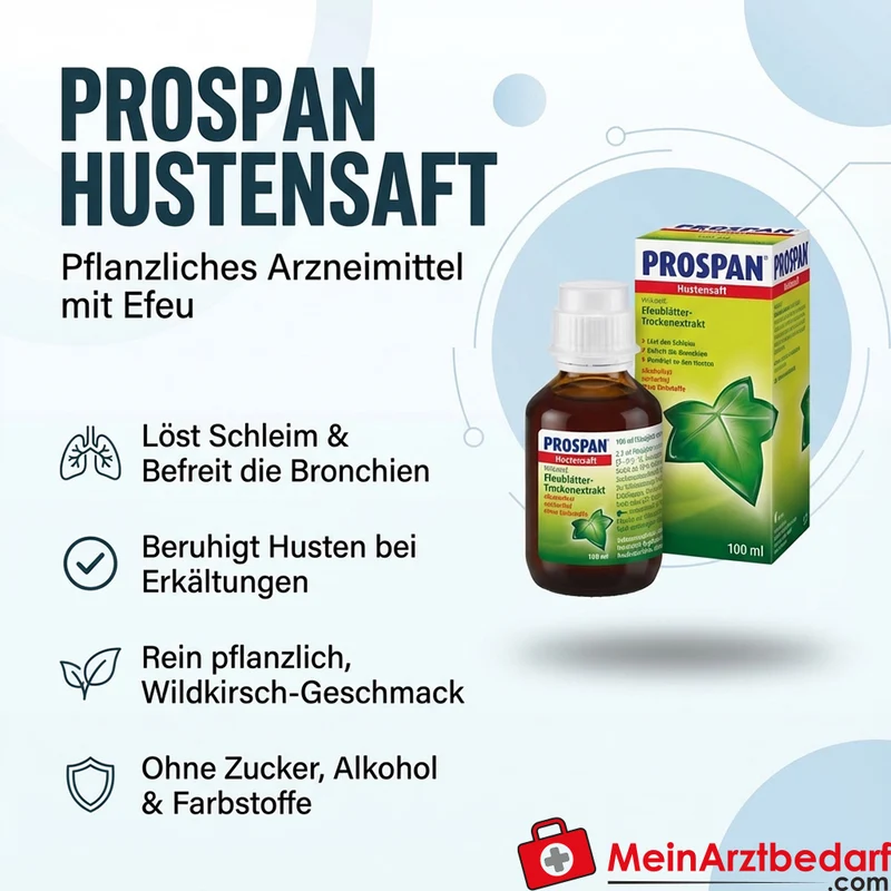 Prospan Hustensaft 100 ml pflanzlich Efeu schleimlösend zuckerfrei