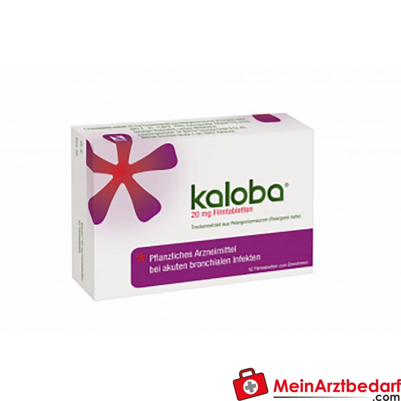 Kaloba Schwabe Tabletten 20 mg, 21 Stück, bei Erkältung