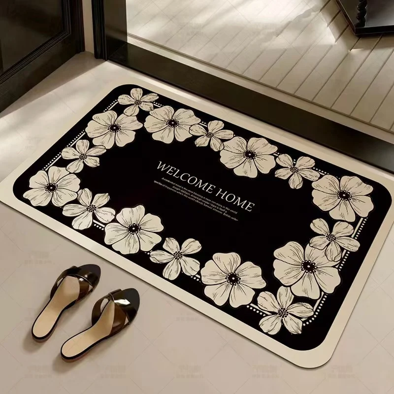 Dekorative Floral Welcome Mat