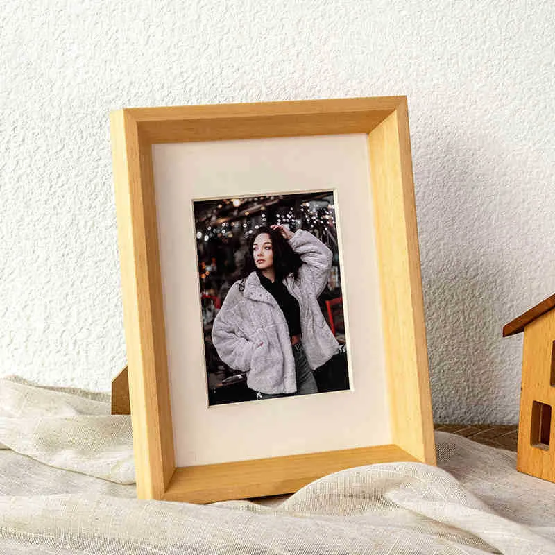 Holzfotorahmen für Wohnkultur-Display