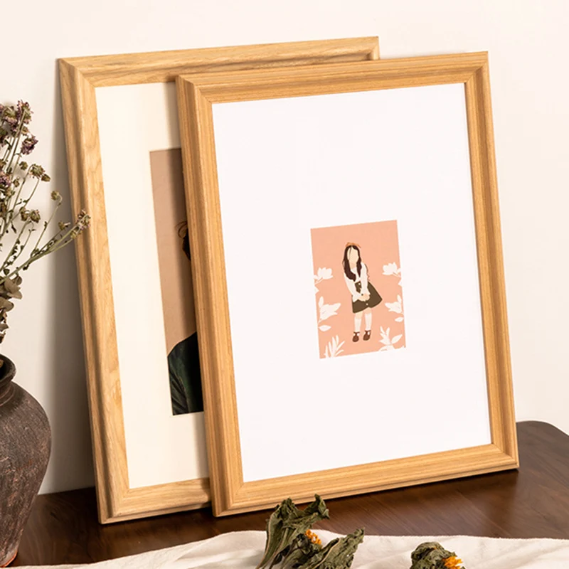 Holz Artwork Display Rahmen für Wohnkultur