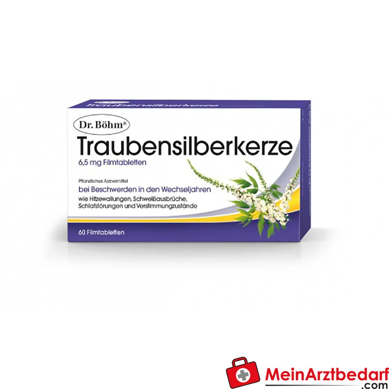Dr. Böhm Traubensilberkerze 6,5 mg Filmtabletten 60 Stk. bei Wechselbeschwerden