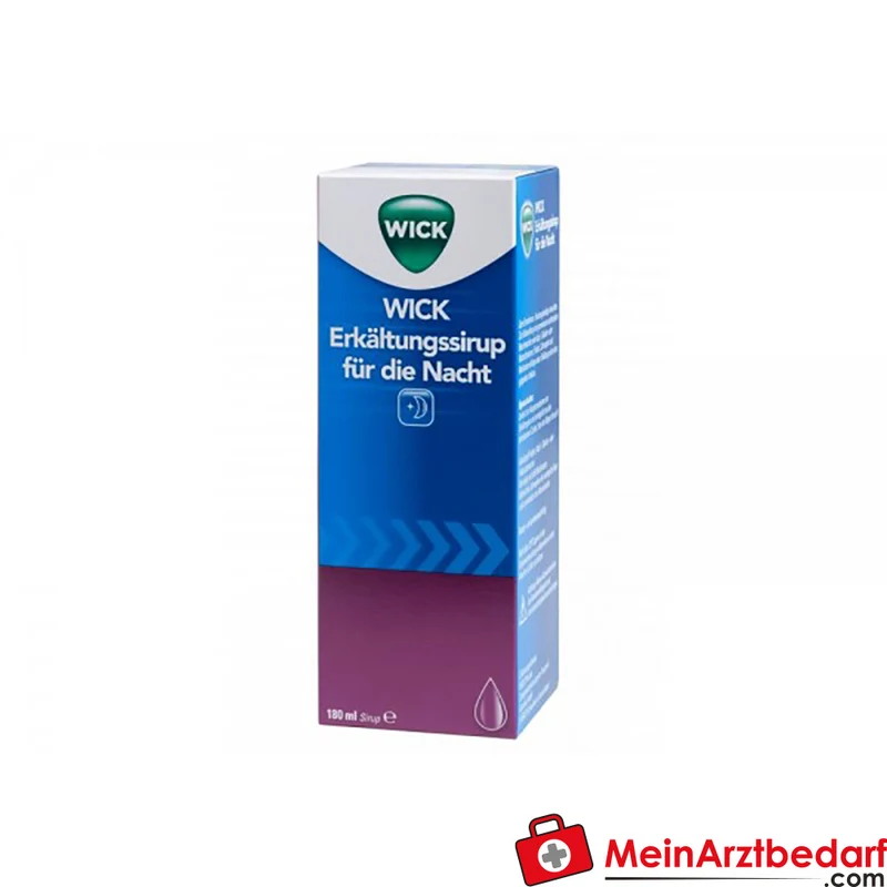 Wick Erkältungssirup Nacht 180 ml – schleimhautabschwellend, hustenstillend, schmerzlindernd