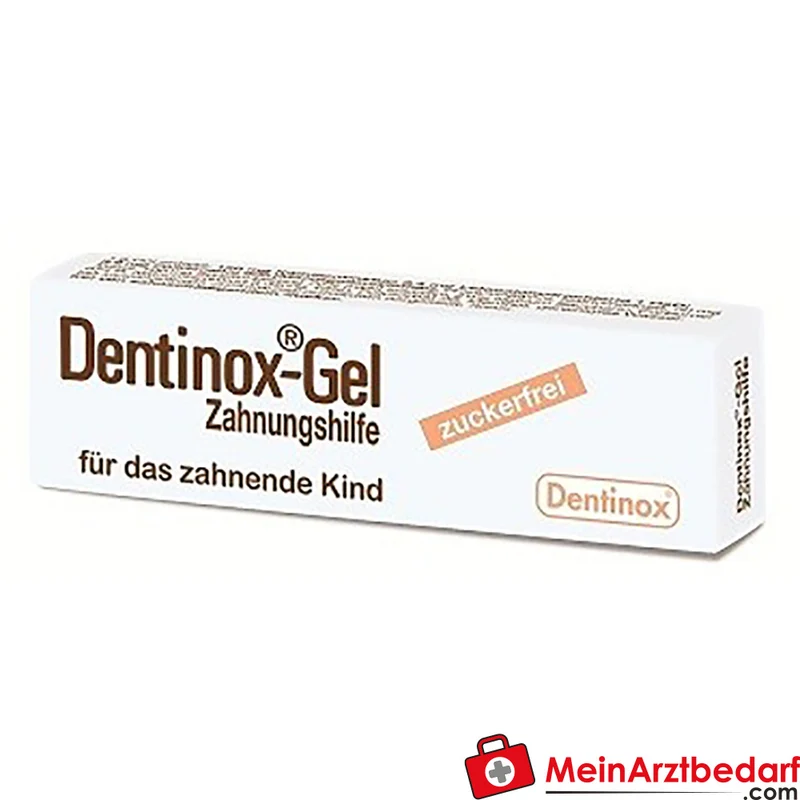Dentinox Gel Zahnungshilfe 10 g mit Lidocain und Kamillentinktur, zuckerfrei