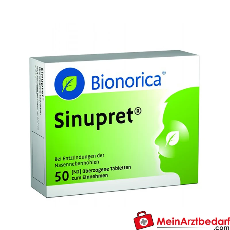 Sinupret Dragees 50 St. pflanzliches Arzneimittel gegen zähen Schleim