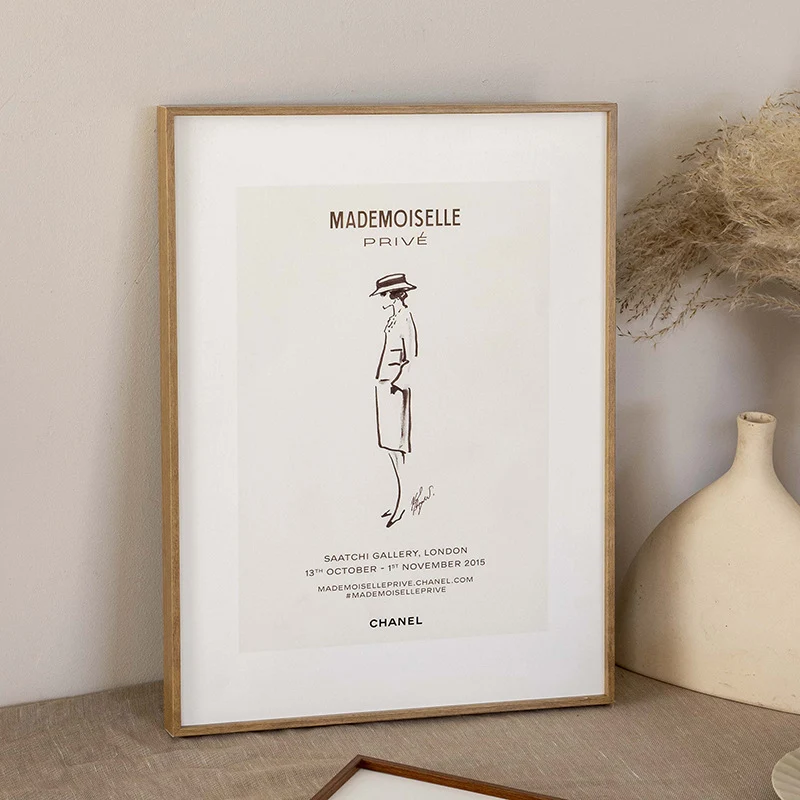 Vintage Illustration Gerahmte Kunst