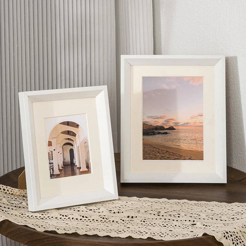 Rustikaler Holz-Fotoanzeigerrahmen für Zuhause