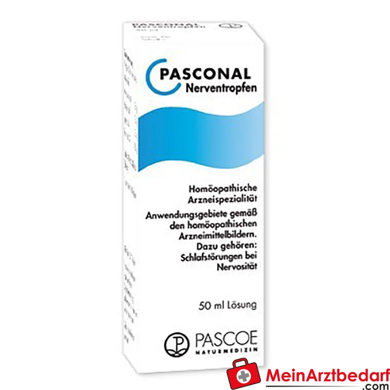 Pascoe PASCONAL Nerventropfen 50 ml – homöopathische Arzneispezialität bei Schlafstörungen