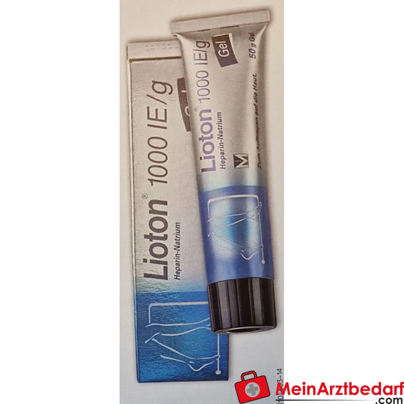 Lioton Gel 1.000 IE/g 50 g Heparin gegen Schwellungen und Venenentzündungen