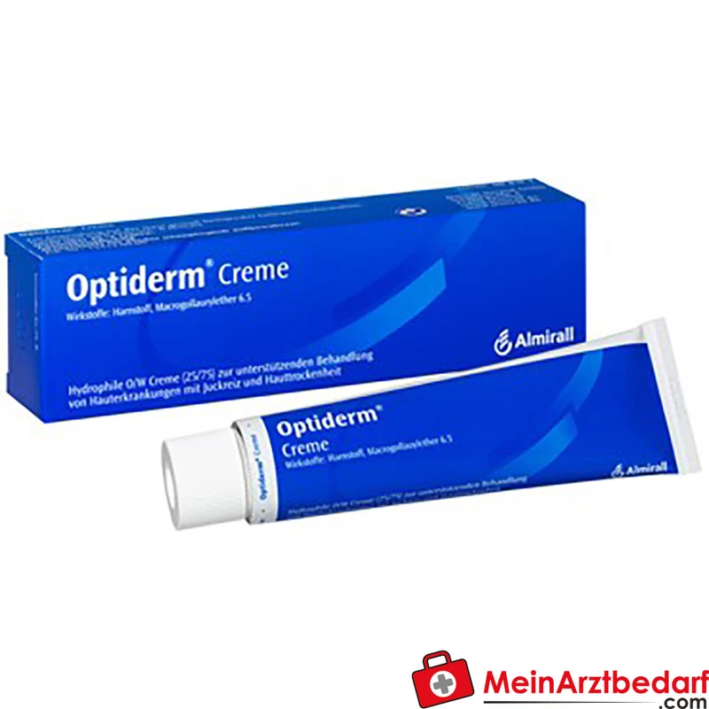 05ALM Optiderm Creme 50 g, bei trockener und juckender Haut, Harnstoff und Polidocanol