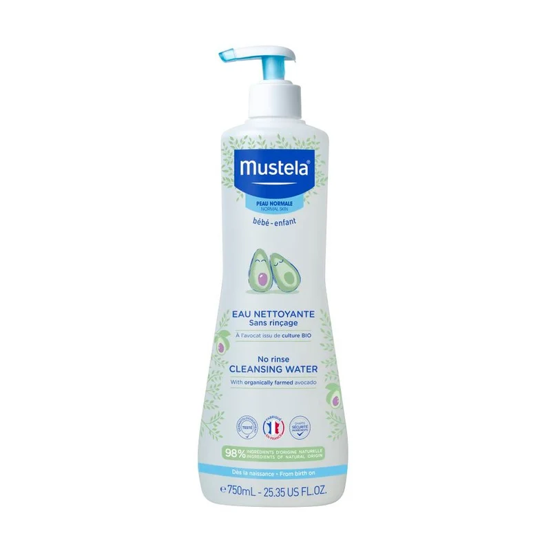Mustela No-Rinse Cleansing Water 750 ml