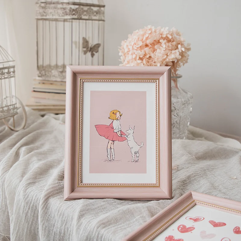 Eleganter Floral Artwork Displayrahmen