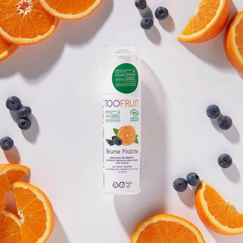 TOOFRUIT Fresh Mist Gesichtsreinigungswasser Orange - Blaubeere 100ml