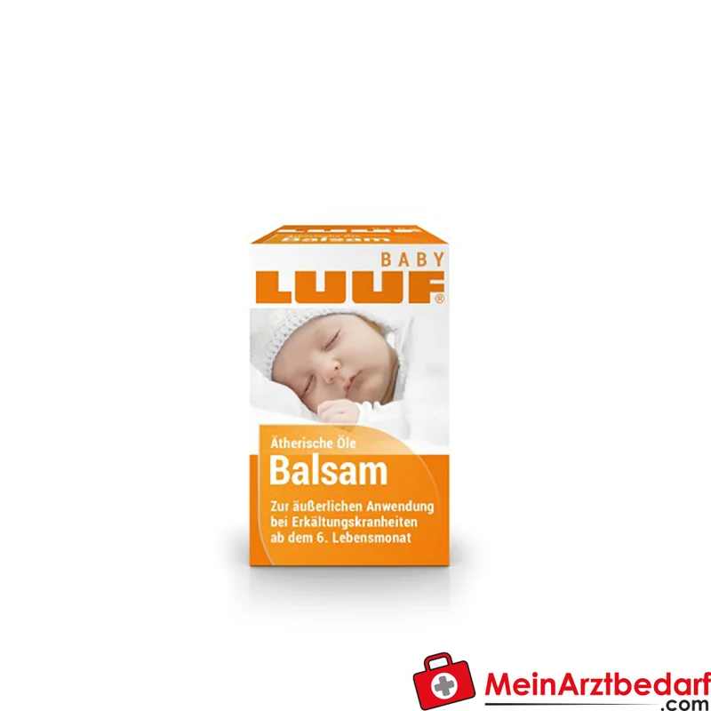 LUUF Baby Ätherische Öle Balsam 30 g – ohne Menthol/Kampfer, ab 6. Monat